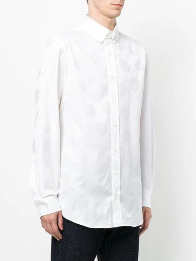 Shop Vivienne Westwood Button-down-hemd Mit Mond-print In White
