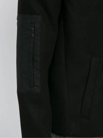 Shop À La Garçonne Faux Fur Coat In Black