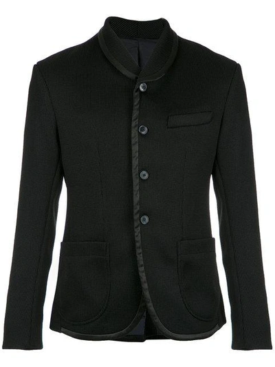 Shop À La Garçonne Panelled Blazer In Black