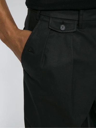 Shop À La Garçonne Pleated Culottes In Black