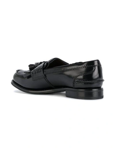 Shop Church's Omega Bicoloured Loafers In Black