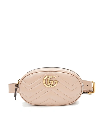Gucci Porcelain Rose Gg Marmont Belt Bag
