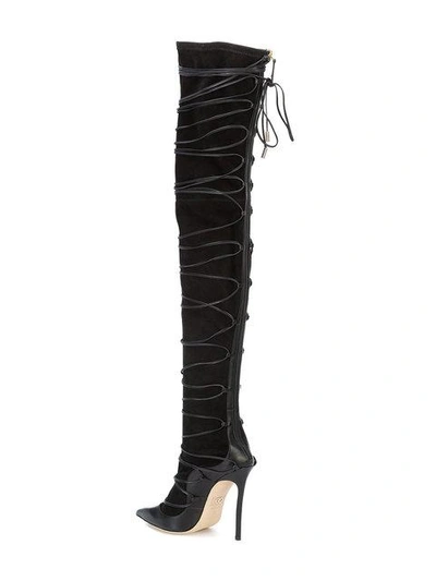 Shop Dsquared2 Stiefel Mit Spitzer Kappe In Black