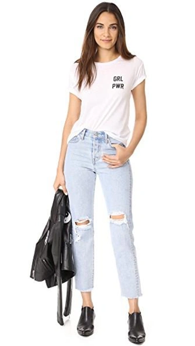 Shop Private Party Girl Power Tee In White