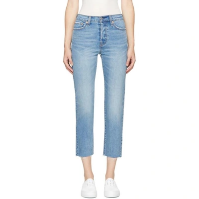 Shop Levi's Blue Wedgie Straight Jeans