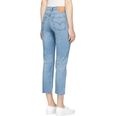Shop Levi's Blue Wedgie Straight Jeans