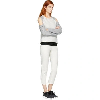 Shop Rag & Bone Rag And Bone Grey Standard Issue Slash Sweatshirt In 963 Heather Grey
