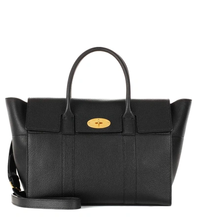 Mulberry Bayswater Small Leather Tote In Llack