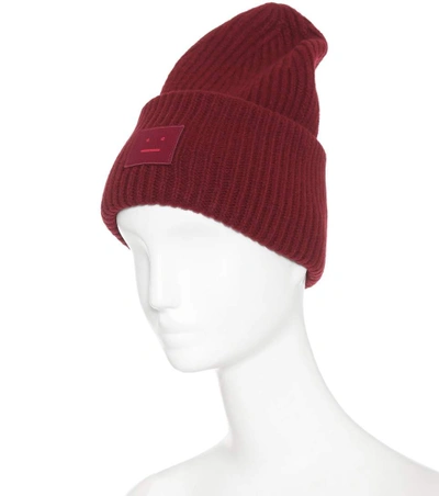 Shop Acne Studios Pansy Wool Hat In Lurguedy