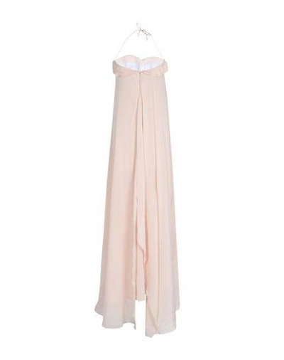 Shop Blumarine Long Dresses In Light Pink