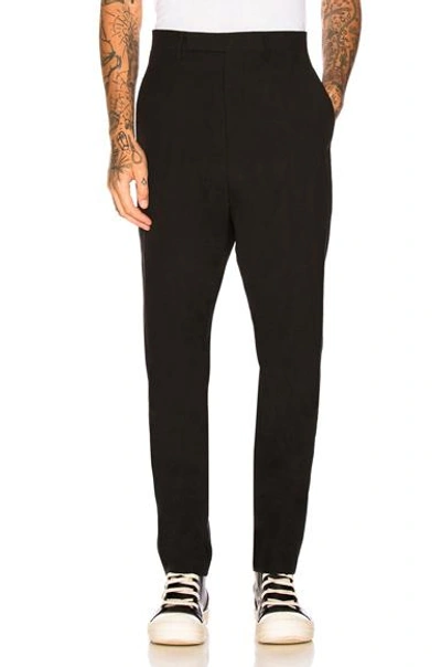 Shop Rick Owens Astaire Pants In Black