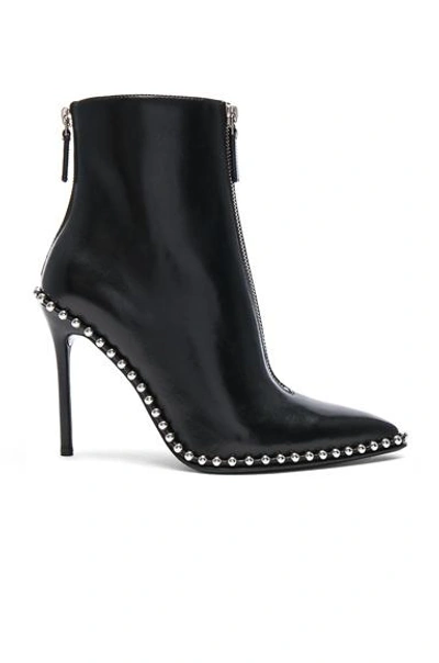 Shop Alexander Wang Leather Eri Boots In Black Leather