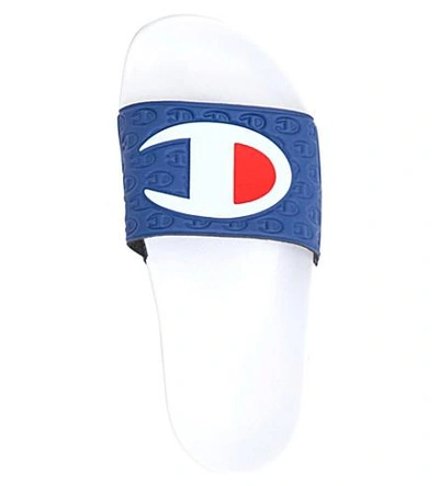 Shop Champion Logo Rubber Pool Slides In Multi