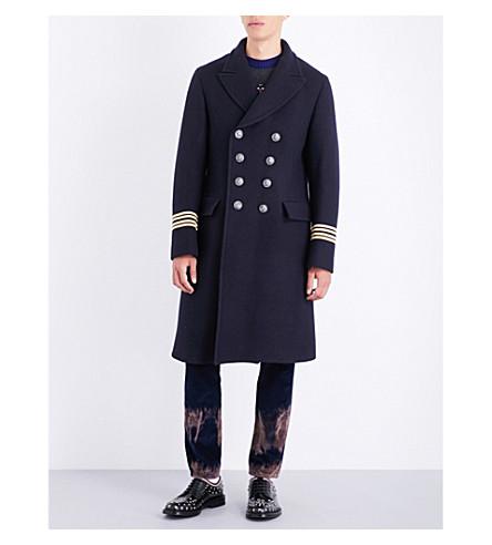 gucci navy coat