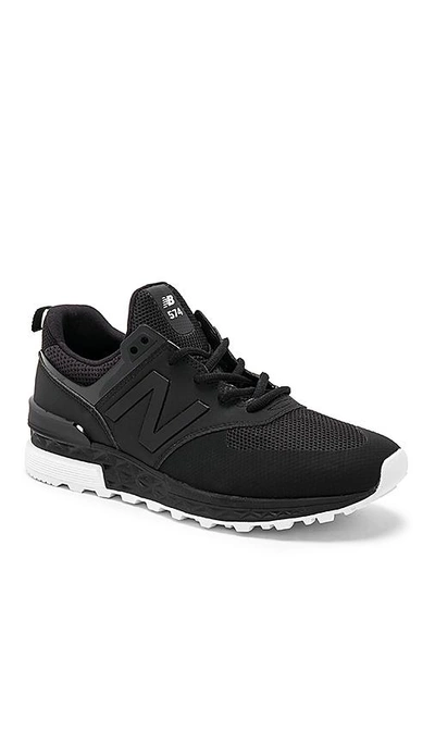 Shop New Balance Ms574 In Black