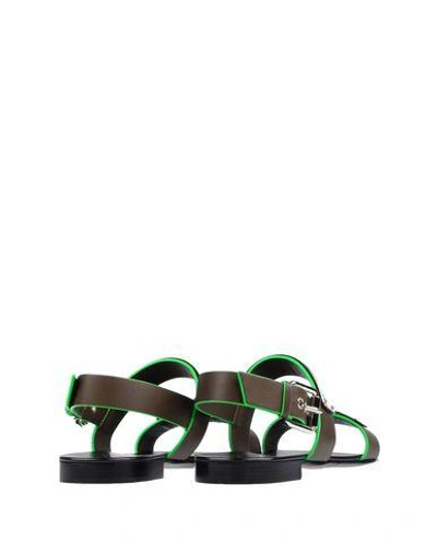 Shop Giuseppe Zanotti Sandals In Dark Brown