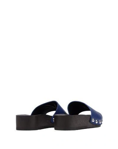Shop Giuseppe Zanotti Sandals In Dark Blue