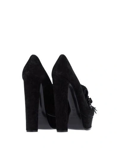 Shop Casadei Loafers In Black