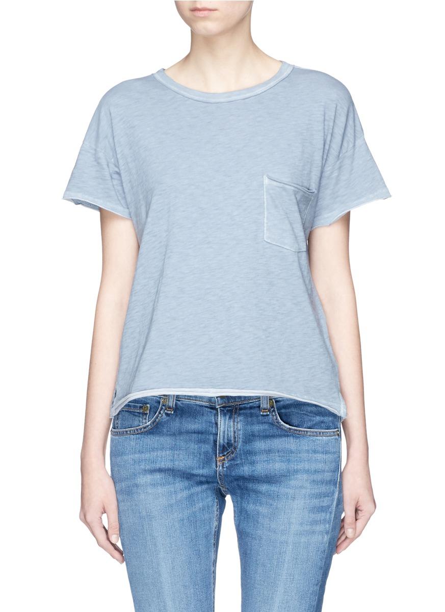 rag and bone vintage crew with pocket