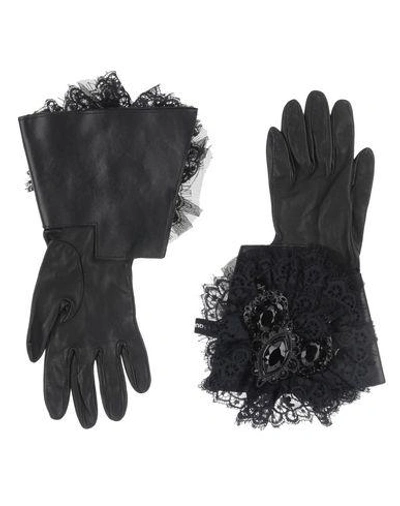 Shop Dsquared2 Gloves In Black