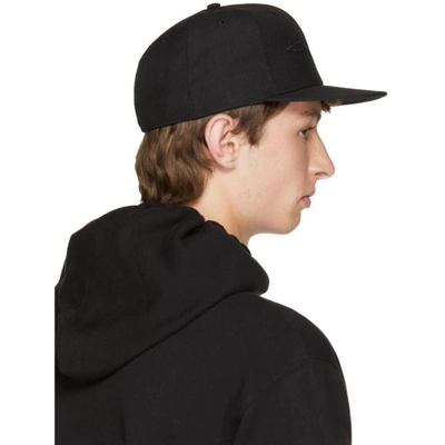 Shop Yohji Yamamoto Black New Era Edition 5950 Yy Logo Cap