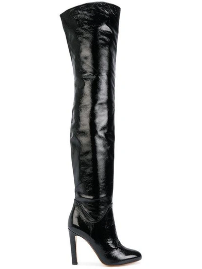 Shop Francesco Russo Over The Knee Boots