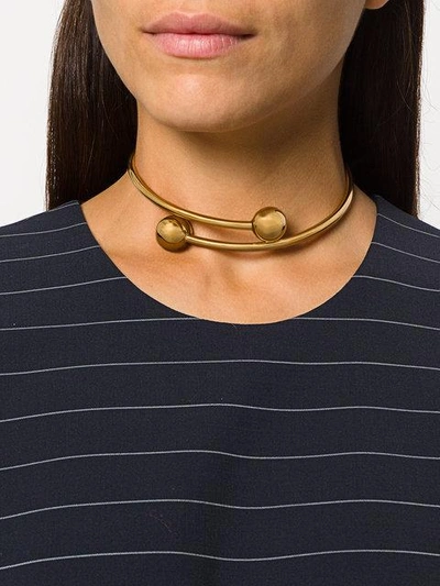 Shop Jw Anderson Double Sphere Choker