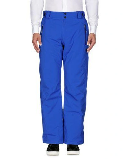 Shop Ea7 Casual Pants In Blue
