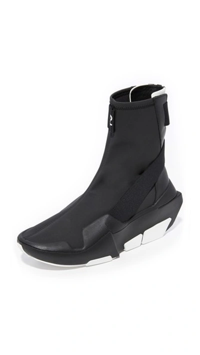 Y-3 Mira Boots Hi Top Sneakers In Black | ModeSens