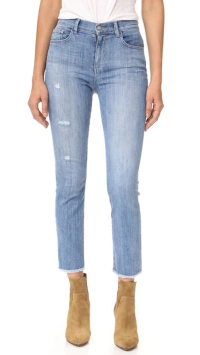 Siwy Jackie High Rise Slim Straight Jeans In The Look Of Love