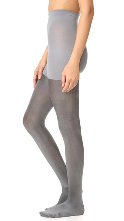 Spanx Metallic Shimmer Tights In Sterling Shimmer