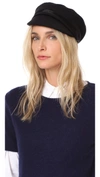 Eugenia Kim Elyse Cashmere Banded Cap In Black