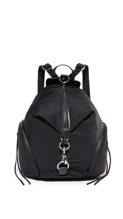 Rebecca Minkoff Nylon Julian Backpack In Black