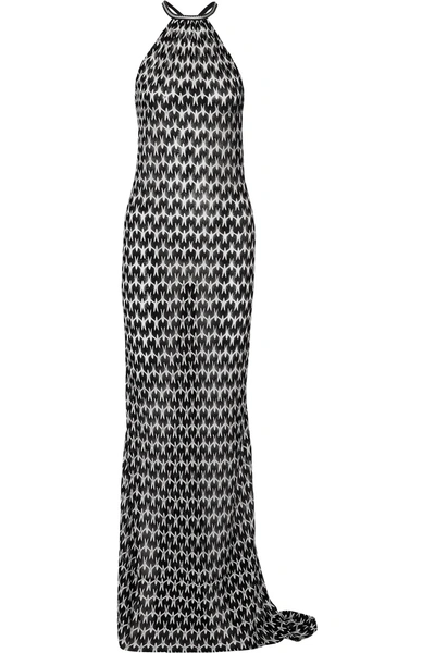 Missoni Metallic Crochet-knit Maxi Dress
