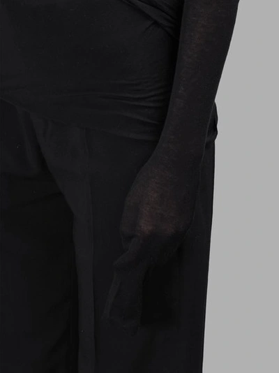 Shop Rick Owens Lilies Women's Black Wrap T-shirt