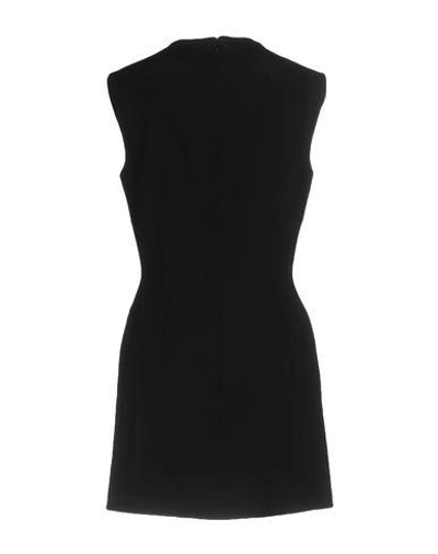Shop Alexander Mcqueen Short Dresses In Black