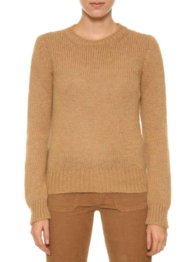 Shop Dondup Knitted Pull In Beige