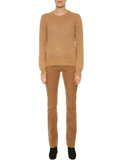 Shop Dondup Knitted Pull In Beige