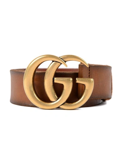 Gucci Gg Marmont Belt 40mm In Cuir