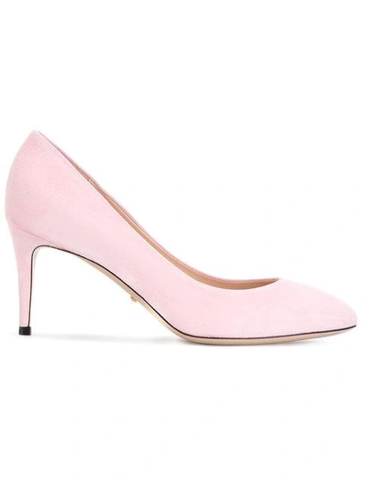 Shop Gucci Removable Web Bow Pumps