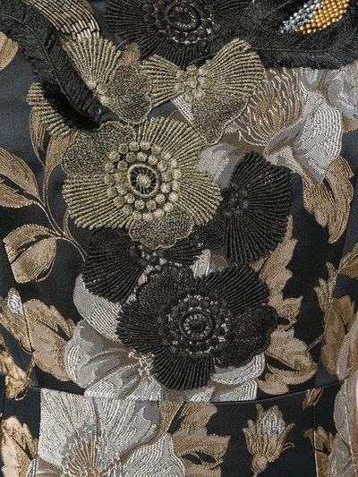 Shop Antonio Marras Floral Print Dress - Black