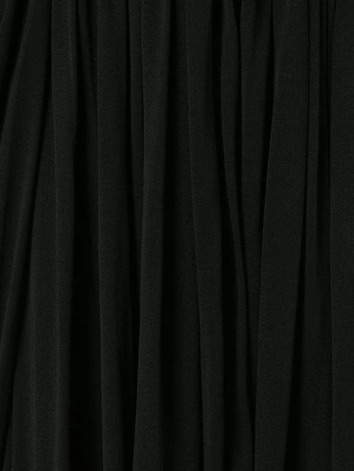 Shop Antonio Berardi Sheer Gathered Maxi Skirt - Black