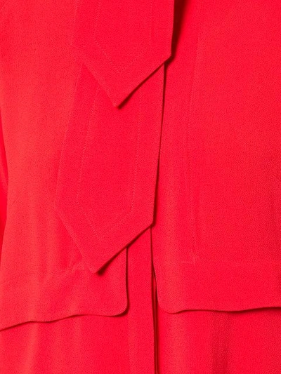 Shop Antonio Berardi Tie Neck Shirt In Red