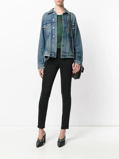 Shop Citizens Of Humanity Denim Jacket In Blue