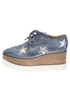 STELLA MCCARTNEY Washed Blue Elyse Shoes With Silver Stars,363998W1AN14253
