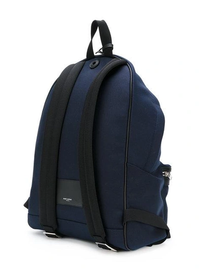 Shop Saint Laurent Classic City Backpack In Blue