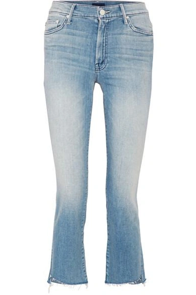 Shop Mother The Insider Crop High-rise Flared Jeans