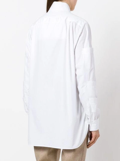 Shop Christopher Kane Touch Strap Shirt In White