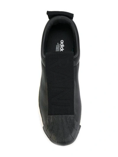 Shop Adidas Originals Superstar Sneakers In Black