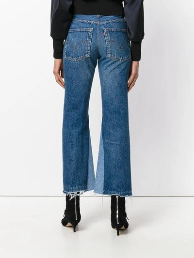 Shop Re/done High Rise Cropped Jeans - Blue